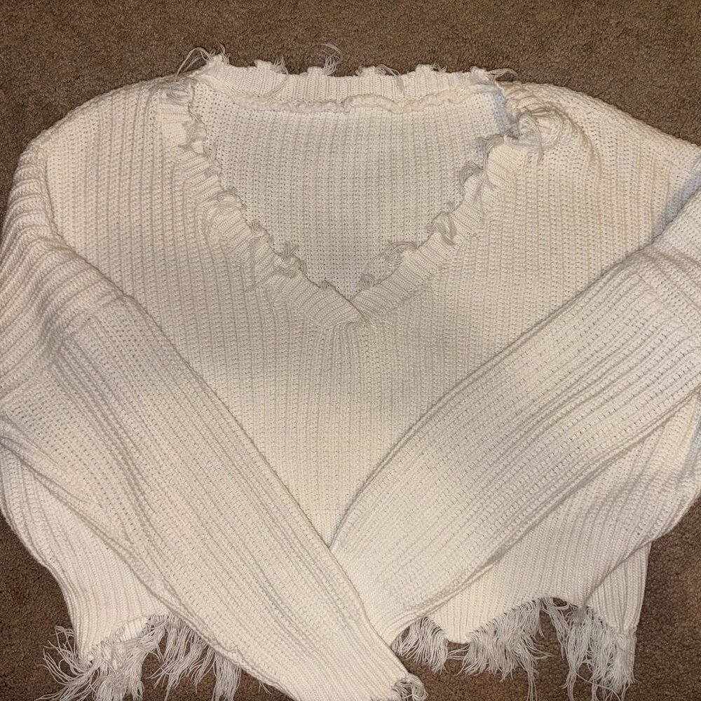 Distressed Sweater
